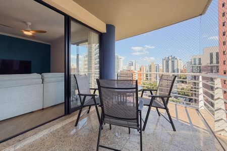 Varanda da Sala de apartamento para alugar com 3 quartos, 124m² em Jardim Vila Mariana, São Paulo
