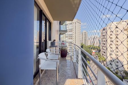 Varanda da Sala de apartamento para alugar com 3 quartos, 124m² em Jardim Vila Mariana, São Paulo