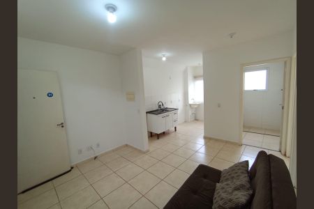 Sala de apartamento para alugar com 2 quartos, 42m² em Valentina Figueiredo, Ribeirão Preto