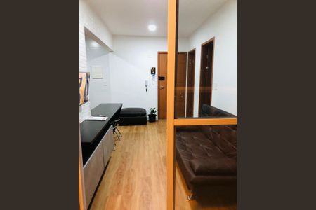 Sala/Quarto de apartamento para alugar com 1 quarto, 40m² em Aviação, Praia Grande