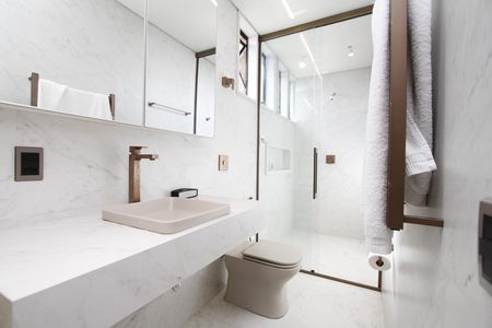 Apartamento à venda com 140m², 3 quartos e 1 vagaBanheiro da Suíte