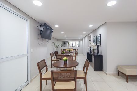 Apartamento para alugar com 33m², 1 quarto e sem vagaSalão de Festas