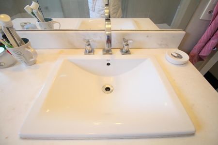 Casa para alugar com 210m², 4 quartos e 3 vagasBanheiro da Suíte 1 - Torneira