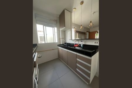 Cozinha de apartamento para alugar com 2 quartos, 39m² em Canudos, Novo Hamburgo