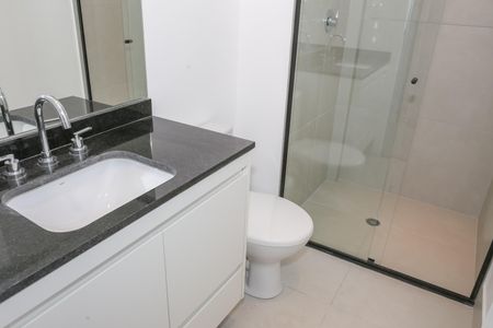Studio para alugar com 45m², 1 quarto e sem vaga Studio para alugar com 45m², 1 quarto e sem vagaBanheiro