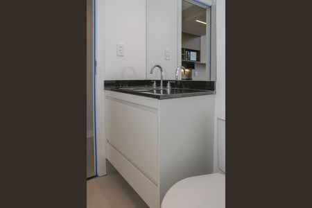 Studio para alugar com 45m², 1 quarto e sem vaga Studio para alugar com 45m², 1 quarto e sem vagaBanheiro