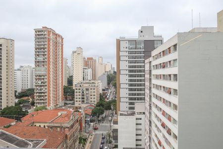 Vista da Sacada de kitnet/studio para alugar com 1 quarto, 45m² em Perdizes, São Paulo