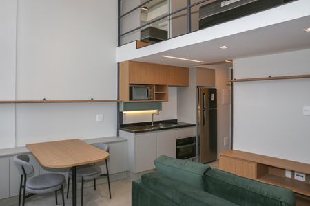 Studio para alugar com 45m², 1 quarto e sem vaga Studio para alugar com 45m², 1 quarto e sem vagaSala e Cozinha