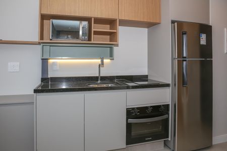 Studio para alugar com 45m², 1 quarto e sem vaga Studio para alugar com 45m², 1 quarto e sem vagaSala e Cozinha