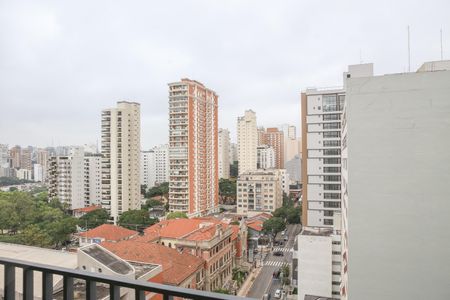 Vista da Sacada de kitnet/studio para alugar com 1 quarto, 45m² em Perdizes, São Paulo