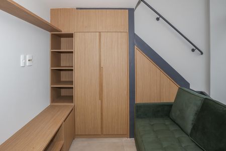 Sala e Cozinha de kitnet/studio para alugar com 1 quarto, 45m² em Perdizes, São Paulo