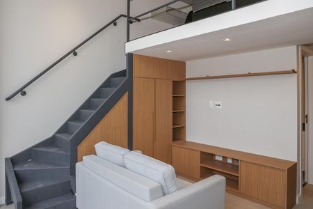 Sala e Cozinha de kitnet/studio para alugar com 1 quarto, 45m² em Perdizes, São Paulo