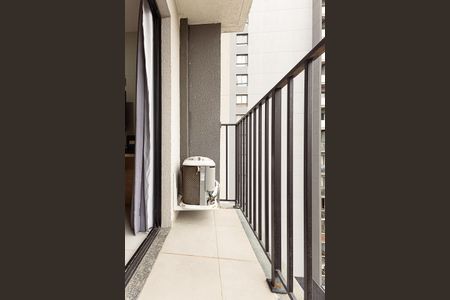 Varanda de apartamento à venda com 1 quarto, 27m² em Vila Olímpia, São Paulo
