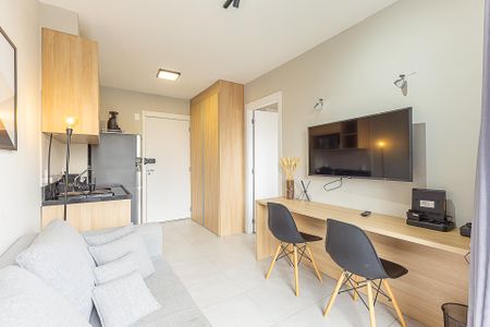 Sala de apartamento à venda com 1 quarto, 27m² em Vila Olímpia, São Paulo