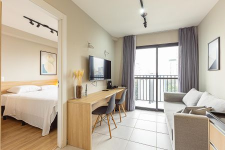 Sala de apartamento à venda com 1 quarto, 27m² em Vila Olímpia, São Paulo