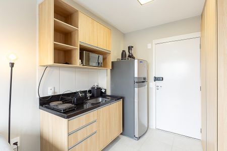 Cozinha de apartamento à venda com 1 quarto, 27m² em Vila Olímpia, São Paulo