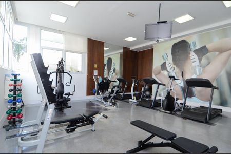 Apartamento para alugar com 93m², 3 quartos e 2 vagas Apartamento para alugar com 93m², 3 quartos e 2 vagasAcademia