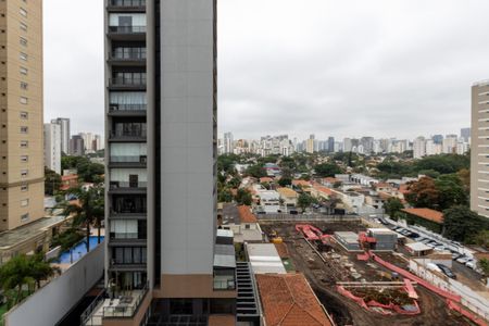 Vista da Sacada de kitnet/studio à venda com 1 quarto, 24m² em Vila Olímpia, São Paulo