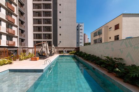 Studio à venda com 24m², 1 quarto e sem vaga Studio à venda com 24m², 1 quarto e sem vagaÁrea comum - Piscina