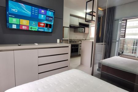 Quarto  de apartamento para alugar com 1 quarto, 30m² em Jardim, Santo André