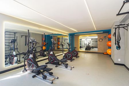Studio à venda com 28m², 1 quarto e sem vaga Studio à venda com 28m², 1 quarto e sem vagaAcademia