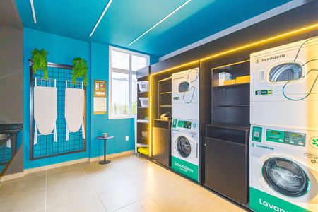 Studio à venda com 28m², 1 quarto e sem vaga Studio à venda com 28m², 1 quarto e sem vagaLavanderia