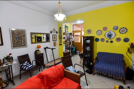 Sala de apartamento à venda com 2 quartos, 52m² em Grajaú, Rio de Janeiro