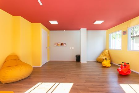 Studio para alugar com 17m², 1 quarto e sem vaga Studio para alugar com 17m², 1 quarto e sem vagaÁrea comum - Brinquedoteca