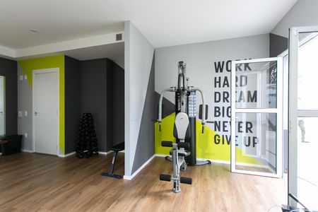 Studio para alugar com 17m², 1 quarto e sem vaga Studio para alugar com 17m², 1 quarto e sem vagaÁrea comum - Academia