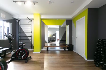 Studio para alugar com 17m², 1 quarto e sem vaga Studio para alugar com 17m², 1 quarto e sem vagaÁrea comum - Academia