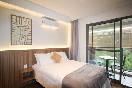 Studio para alugar com 25m², 1 quarto e sem vaga Studio para alugar com 25m², 1 quarto e sem vagaSuíte