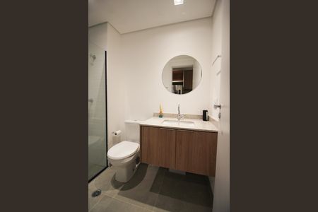 Studio para alugar com 25m², 1 quarto e sem vaga Studio para alugar com 25m², 1 quarto e sem vagaBanheiro