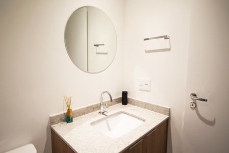 Studio para alugar com 25m², 1 quarto e sem vaga Studio para alugar com 25m², 1 quarto e sem vagaBanheiro