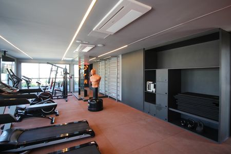 Studio para alugar com 25m², 1 quarto e sem vaga Studio para alugar com 25m², 1 quarto e sem vagaÁrea comum - Academia