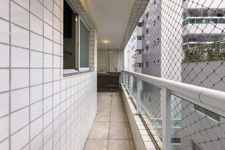Sacada  de apartamento para alugar com 2 quartos, 107m² em Canto do Forte, Praia Grande