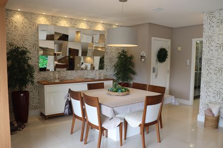 Sala de Jantar de apartamento à venda com 3 quartos, 158m² em Alphaville, Santana de Parnaíba