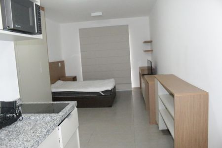 Cozinha de kitnet/studio para alugar com 1 quarto, 32m² em Vila Buarque, São Paulo