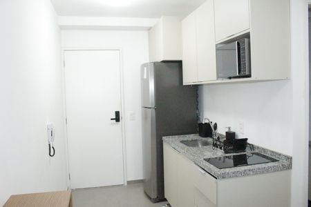 Cozinha de kitnet/studio para alugar com 1 quarto, 32m² em Vila Buarque, São Paulo