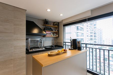 Varanda gourmet de apartamento à venda com 3 quartos, 109m² em Vila Zilda, São Paulo
