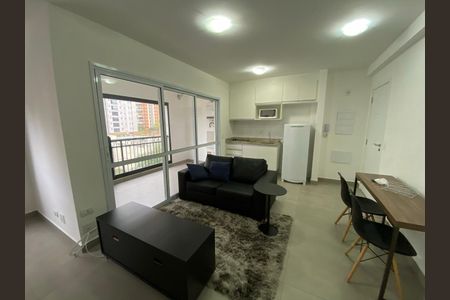 Foto 01 de apartamento para alugar com 1 quarto, 38m² em Morumbi, São Paulo