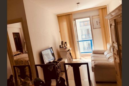 Sala de apartamento à venda com 1 quarto, 50m² em Humaitá, Rio de Janeiro