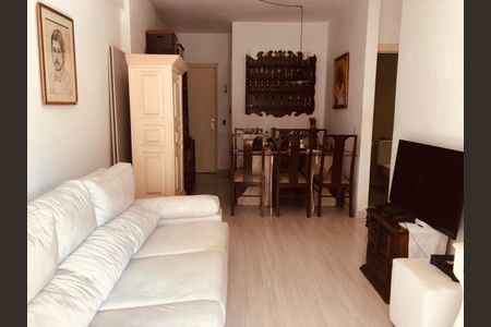 Sala de apartamento à venda com 1 quarto, 50m² em Humaitá, Rio de Janeiro