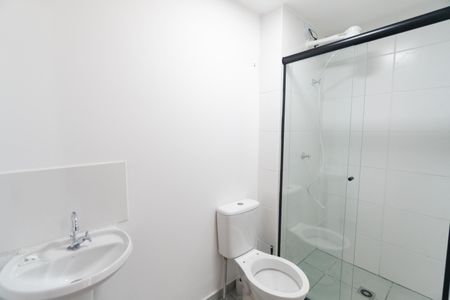 Banheiro da Suíte de apartamento para alugar com 1 quarto, 27m² em Jardim Oriental, São Paulo