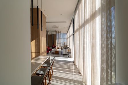 Studio para alugar com 46m², 1 quarto e 1 vaga Studio para alugar com 46m², 1 quarto e 1 vagaÁrea comum - Salão de festas