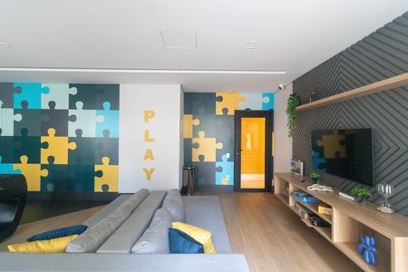 Studio para alugar com 46m², 1 quarto e 1 vaga Studio para alugar com 46m², 1 quarto e 1 vagaÁrea comum - Espaço de jogos