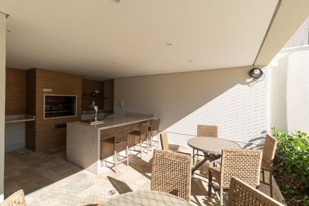 Studio para alugar com 46m², 1 quarto e 1 vaga Studio para alugar com 46m², 1 quarto e 1 vagaÁrea comum - Churrasqueira