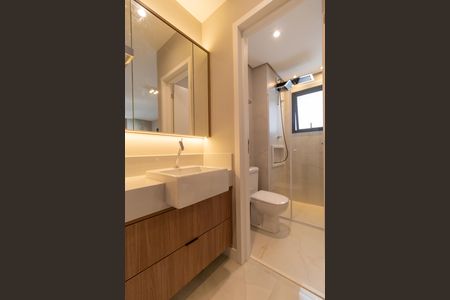 Studio para alugar com 46m², 1 quarto e 1 vaga Studio para alugar com 46m², 1 quarto e 1 vagaBanheiro