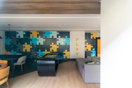 Studio para alugar com 46m², 1 quarto e 1 vaga Studio para alugar com 46m², 1 quarto e 1 vagaÁrea comum - Salão de jogos