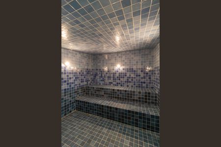 Studio para alugar com 46m², 1 quarto e 1 vaga Studio para alugar com 46m², 1 quarto e 1 vagaÁrea comum - Sauna