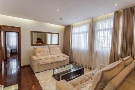 Sala 1 de apartamento à venda com 3 quartos, 174m² em Ipiranga, Belo Horizonte